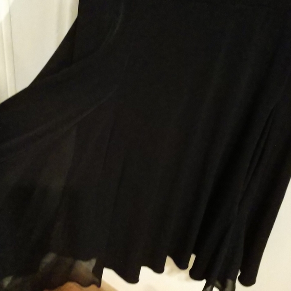 CHRISTMAS SEXYSheerInserts & KeyholeFront Sophisticated DESIGNER Donna Ricco NWT - Picture 5 of 7